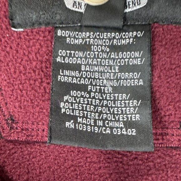 HARLEY DAVIDSON MOTORCYCLES Mens Fleece Thermal 1/4 Zip Black Pullover Mockneck - Picture 9 of 9